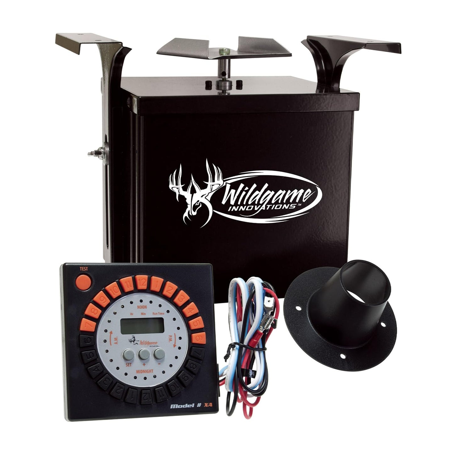 WILDGAME INNOVATIONS Trophy Hunter 6V Analog Feeder Kit | Durable Easy-to-Use Power Control Unit and Analog Timer for Hunting Game Feeder