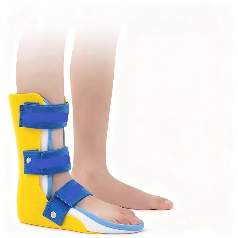 RousuMedi Pediatric AFO Kids Ankle Foot Brace Drop Foot Splint for Child Toddler Ankle Foot Orthosis Night Splint (Left Foot, Medium)