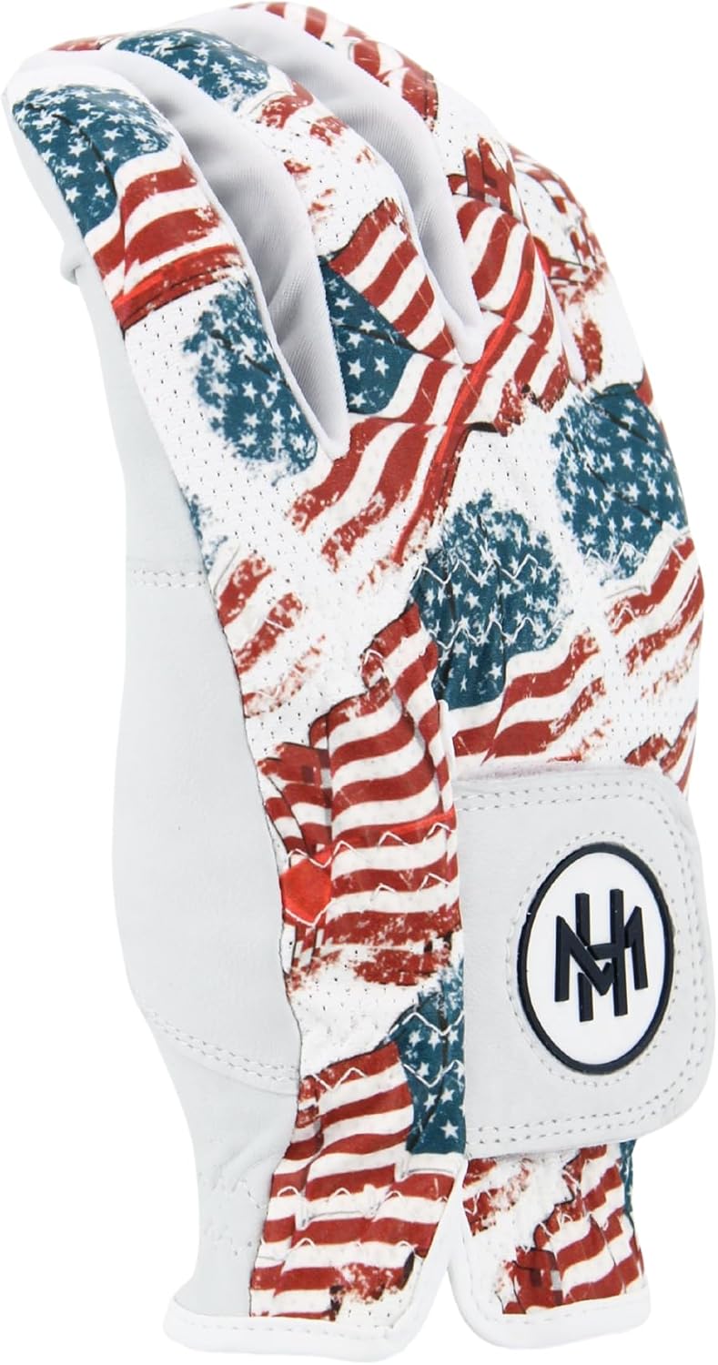 MULLIGAN HOOLIGAN® Men's Golf Glove - Premium Cabretta Leather & Mesh for Breathable Comfort
