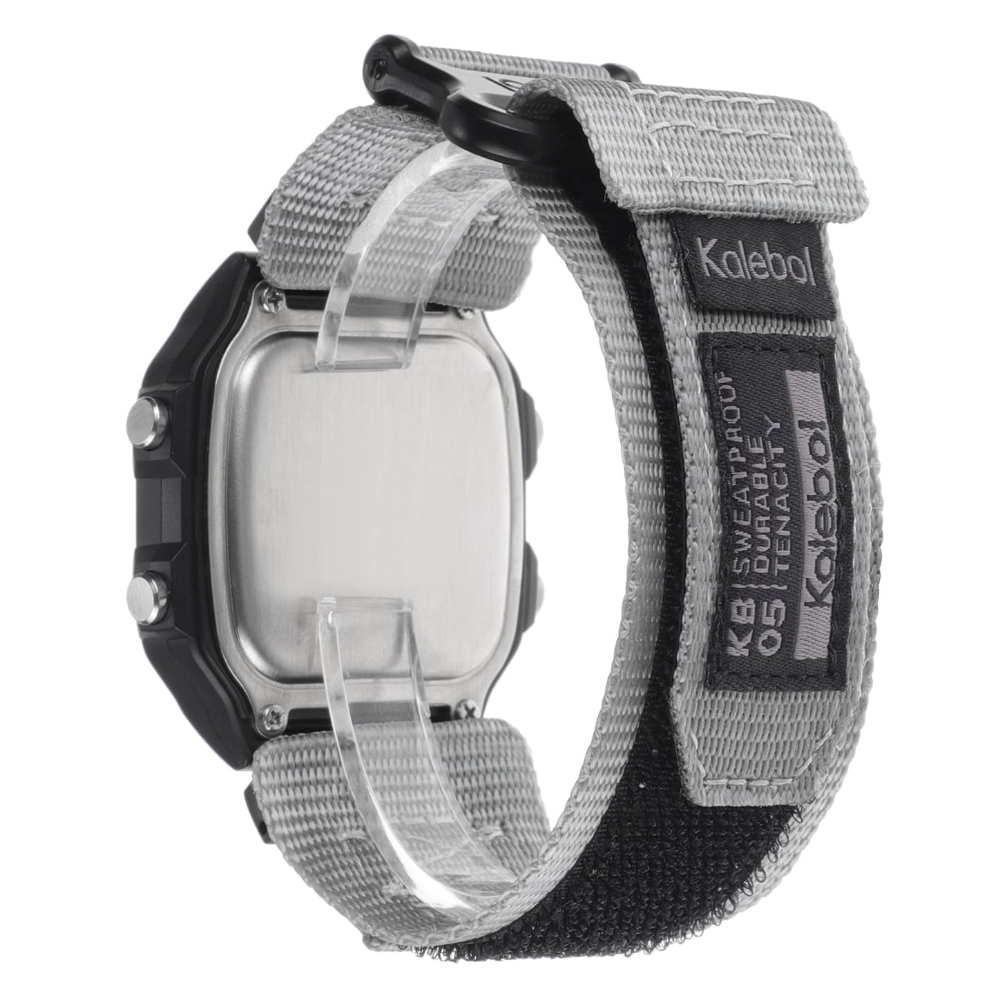 Kalebol 18mm Nylon watch band Strap Compatible with For DW-H5600 AE-1000W AE-1300 AE-1200 AE-1500 AQ-S810W AQ-S800W SGW-300H SGW-400H SGW-500H MRW-200H DW-291h DW-291 W-218 W-218H DW-290 F105 F84 F94 WS-1400 WS-1500 WS-1600 WS-1700 AEQ-110W (Gray, Small)