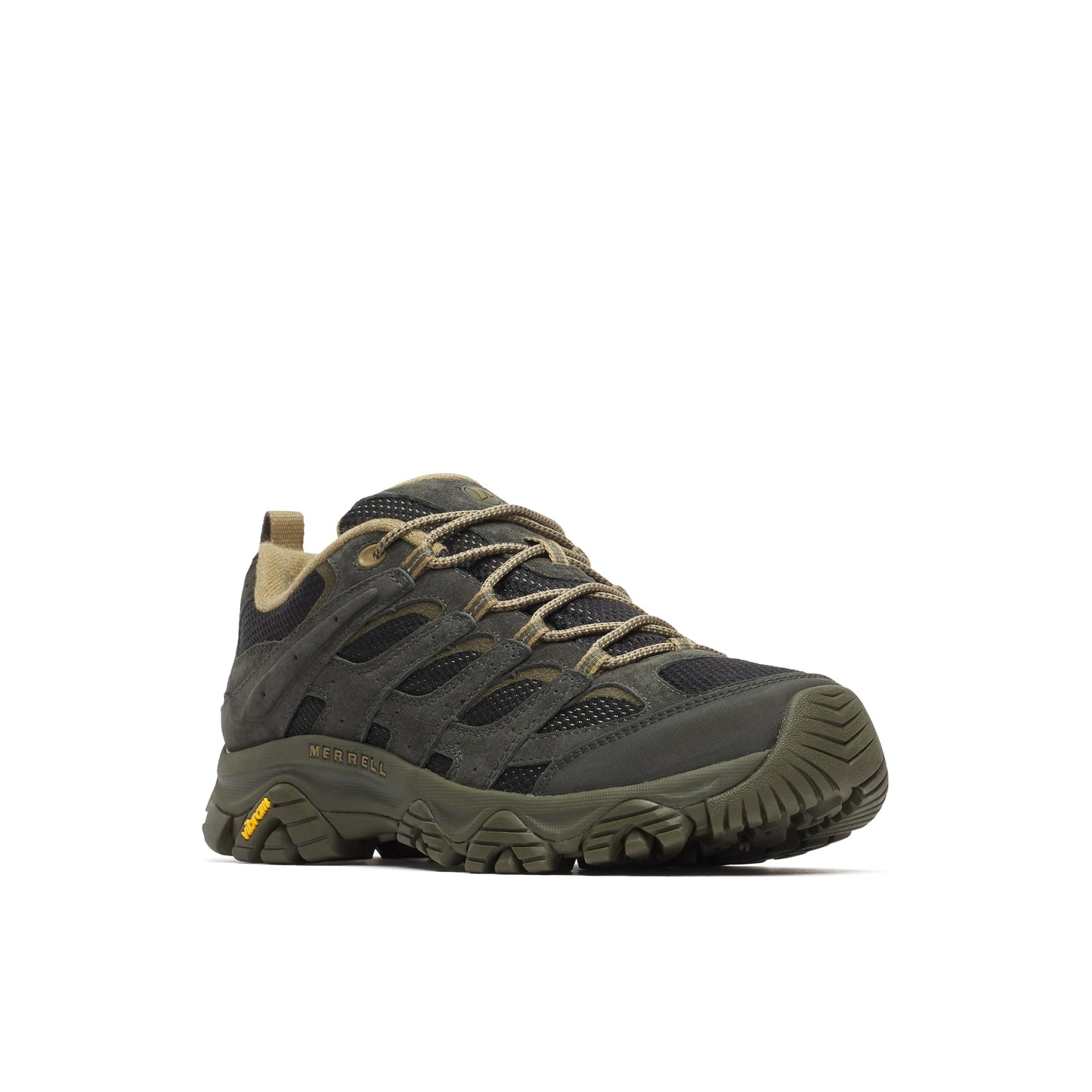 Merrell Men's Moab 3 Hiking Shoe, Black/Beluga, 9.5 Wide