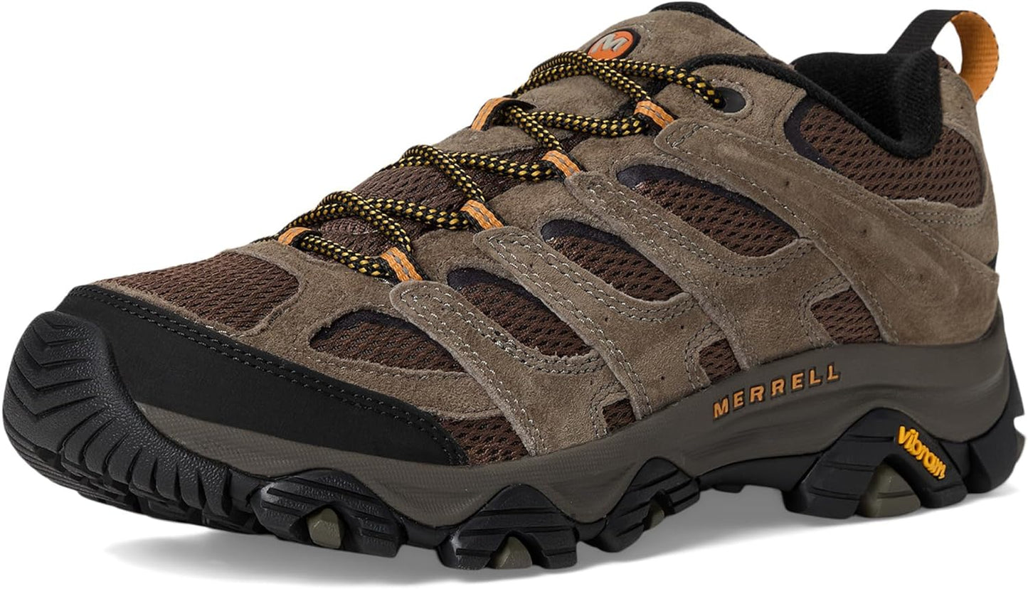 Merrell Men's Moab 3 Hiking Shoe - Durable Comfort for All-Terrain Adventures | Size 10, Black