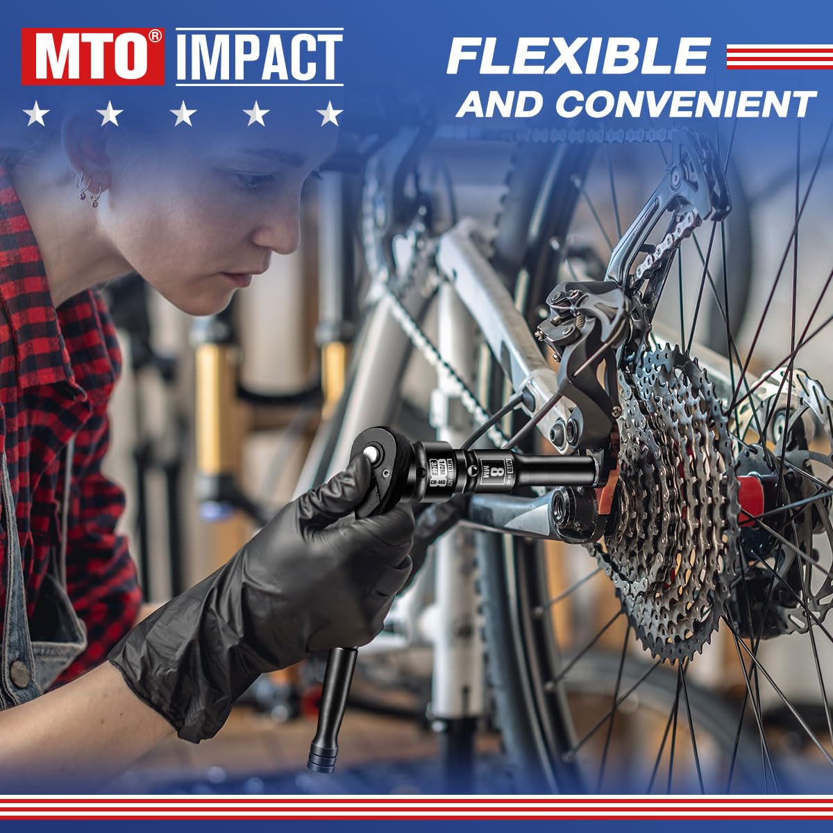 MTO 3/4" Female to 1/2" Male Impact Socket Adapter, 3/4-Inch Impact Socket Adapter Reducer, Chrome Molybdenum Alloy Steel