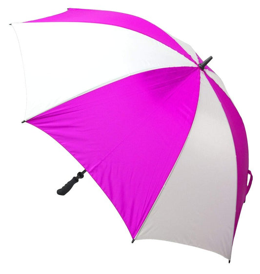 Jef World of Golf Gifts and Gallery, Inc. Umbrella (Pink/White, 62-Inch)