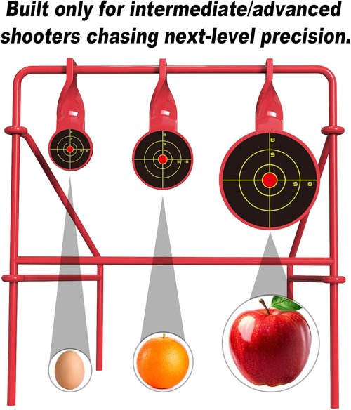 BB Gun Targets - 15-Pack Portable Spinning Targets for Outdoor Shooting | Ideal Birthday Gift for Kids