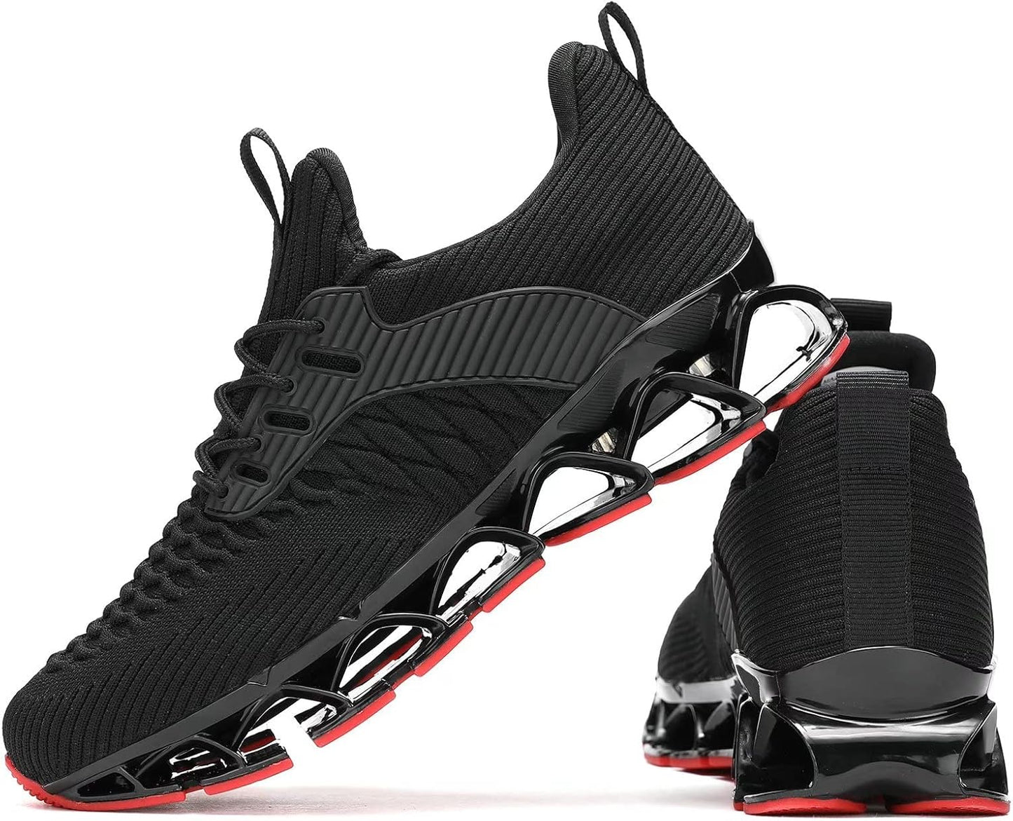 Skiennix Men's Slip-On Walking & Running Shoes - Comfortable Non-Slip Athletic Sneakers