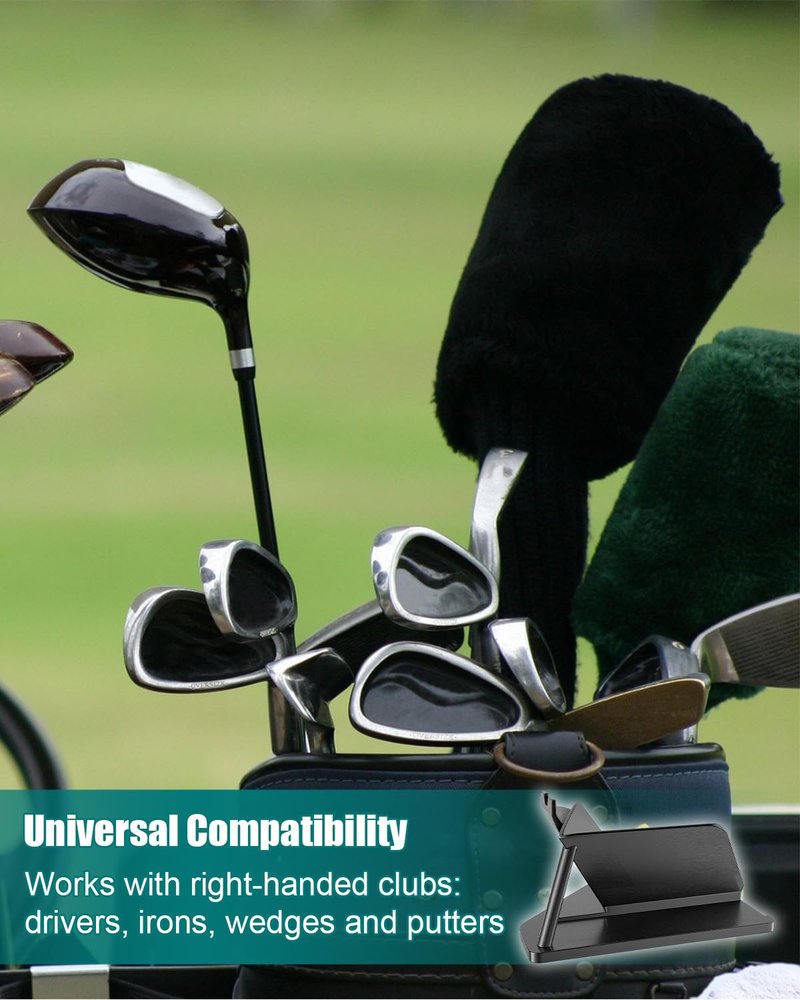 DYVBXS Golf Club Ruler Fitting Tool – Length Measuring Aid, Club Head Angle Adjustment & Swing Weight Balance Scale for Club Repair and Fitting