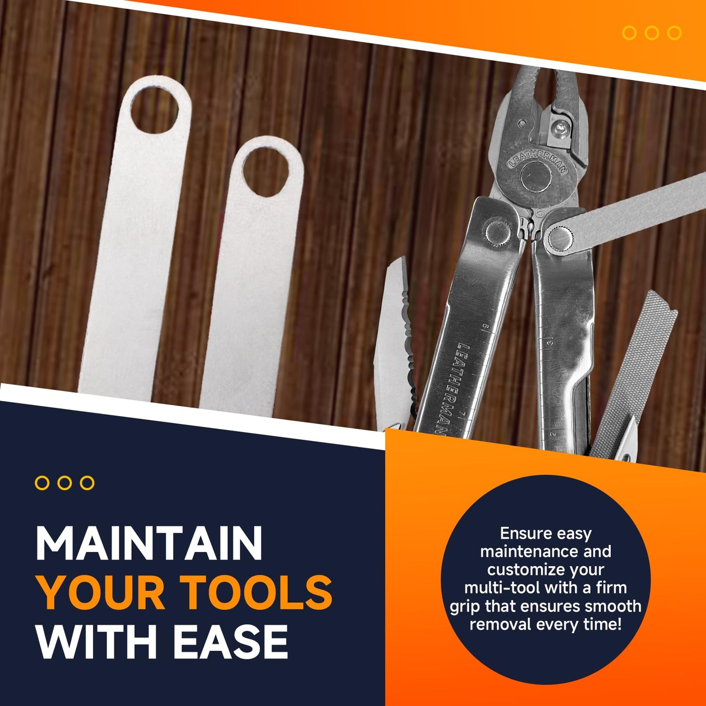 Filloman (2Pcs) For Leatherman wrench Knurled Nut Removal Wrench for Leatherman Tool Disassembly, Maintenance, Cleaning and Upgrades