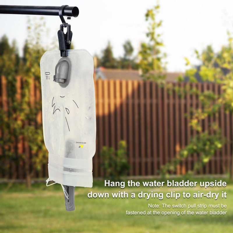 N NEVO RHINO Water Bladder 1.5-Liter, Leak Proof Water Reservoir BPA-Free, Wide Opening Hydration Bladder for Running Vest Hydration Backpack Replacement for Hiking Cycling