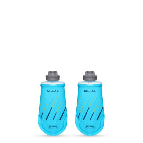 HydraPak SoftFlask 150ml 2-Pack - Collapsible Nutrition Flask - BPA Free, Easy Open Gel Nozzle, Foldable, Lightweight
