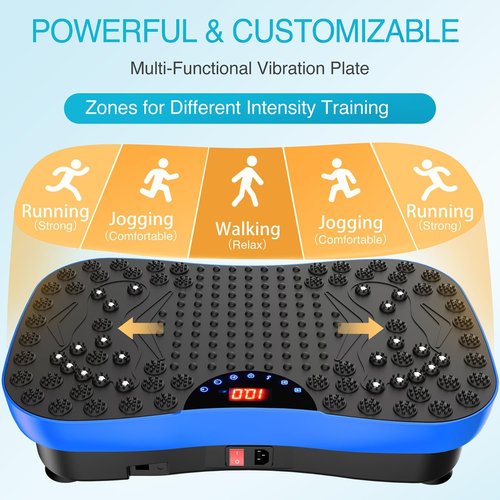 AXV Vibration Plate - Full Body Shaker Machine for Lymphatic Drainage | Weight Loss & Fitness Gym Pad