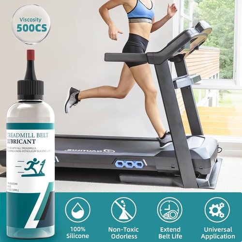 High-Performance Treadmill Belt Lubricant - 100% Silicone, High-Temperature Resistant, 4.2 Ounce