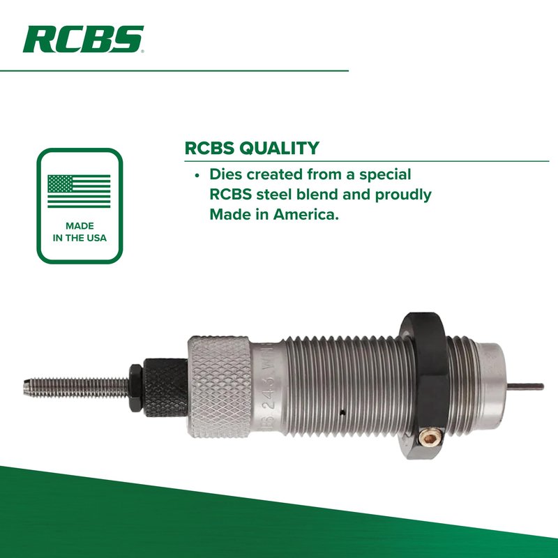 RCBS Full-Length Die Set .243 Win, Reloading Die Set for .243 Winchester Rifle Cartridges