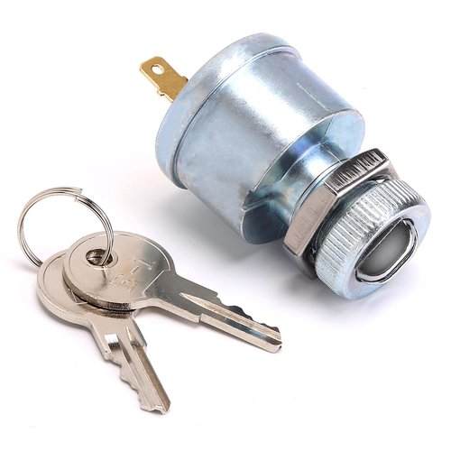 10L0L Golf Cart Starter Ignition Key Switch for EZGO Electric Golf Cart 17421G1, 2 Terminal Prongs