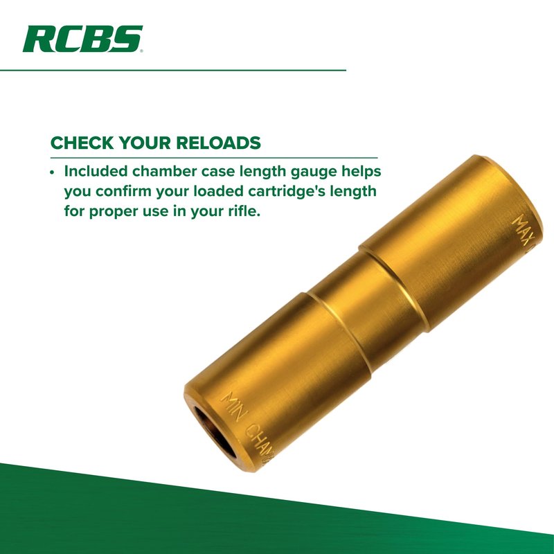 RCBS Supreme Die Set for .30-06 Springfield - Superior Performance for Reloaders with a Shell Holder and Chamber Case Length Gauge
