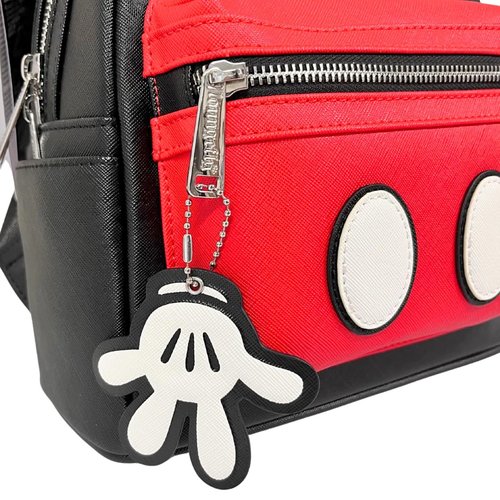 Loungefly x Mickey Suit Mini Saffiano Faux Leather Backpack