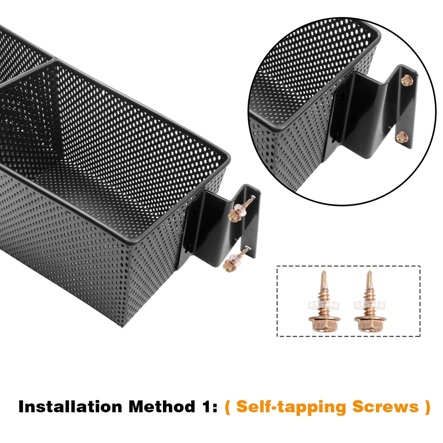AIPSET Tempo/Onward Golf Cart Front Basket, Front Inner Dash Tray Storage Organizer Compatible with Club Car 2017 and Newer Onward & Tempo, Sturdy One-piece Design & Water Resistance