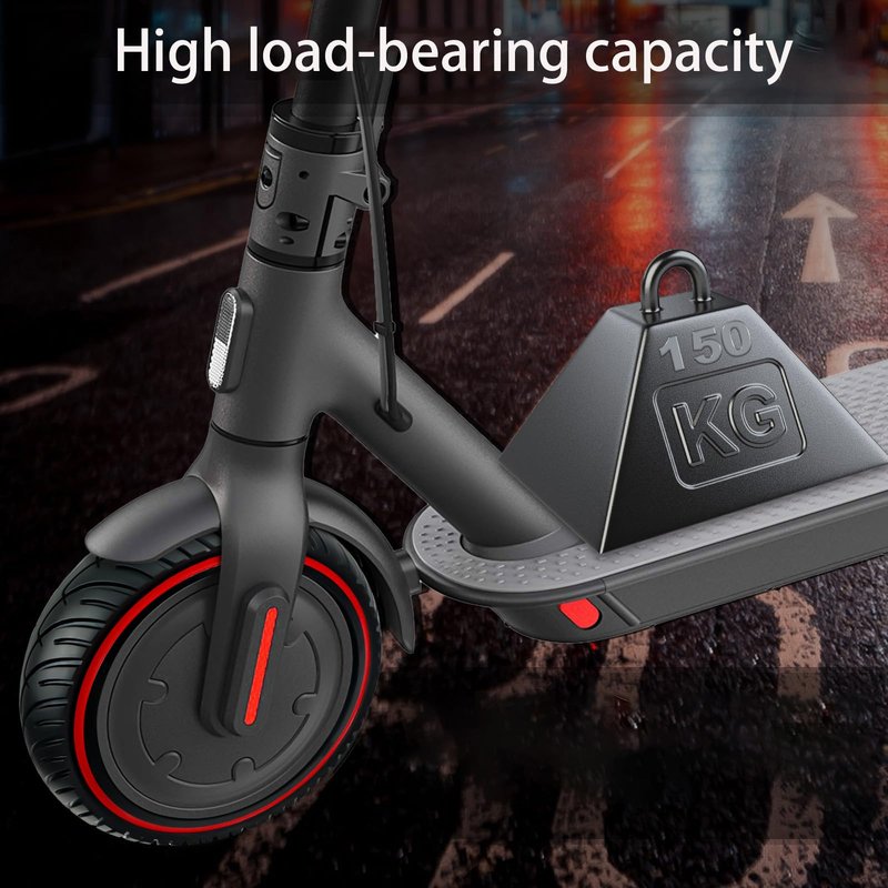YINCL 60/70-6.5 Scooter Tire, 2pcs 10 x 2.5 Solid Tires，Replacement Wheel Compatible with 10x2.5-6.5 Rubber Scooter Tire