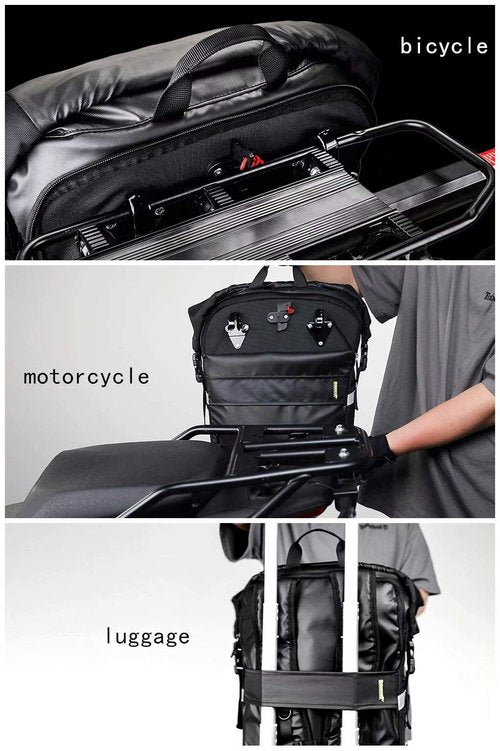 Rhinowalk Multifunction 24L Bike Pannier Bag Waterproof Bicycle Rear Seat Bag Laptop Backpack Motor Bag Luggage Bag