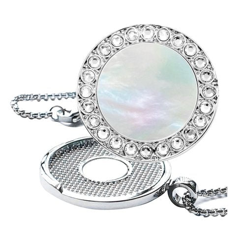E TRUEE Golf Ball Marker Necklace, Pearl Crystal Ball Marker, Golf accessories,Golf gifts, Golf Ball Markers for Women