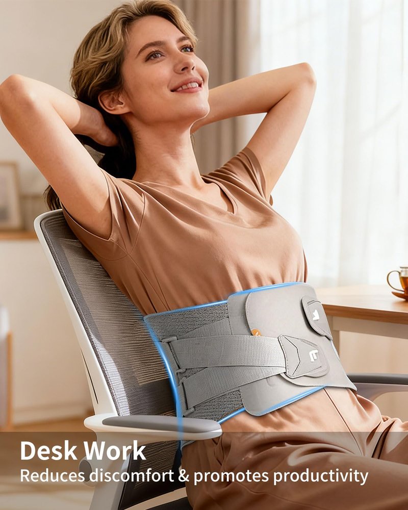 Back Brace for Lower Back Pain Relief, Lumbar Support Belt with 9X Ergonomic Support System, Breathable 3D Knitted Back Support Brace for Men & Women, Sciatica, Scoliosis, Herniated Disc (XX-Large)
