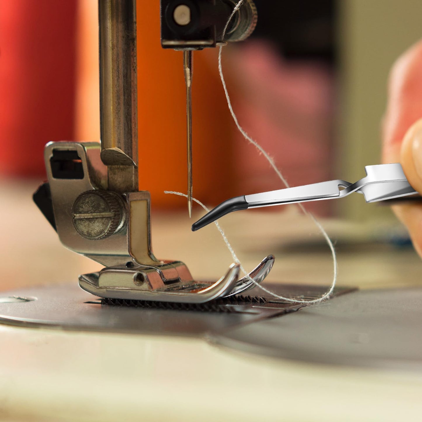 Jingmore 6 Pieces Tweezers with Rubber Tips Rubber Tipped Tweezer Cross Lock PVC Coated Tweezers Craft Jewelry Anti Scratch Long for Crafting Beads Jewelry Stamps Succulents Pet(Black)