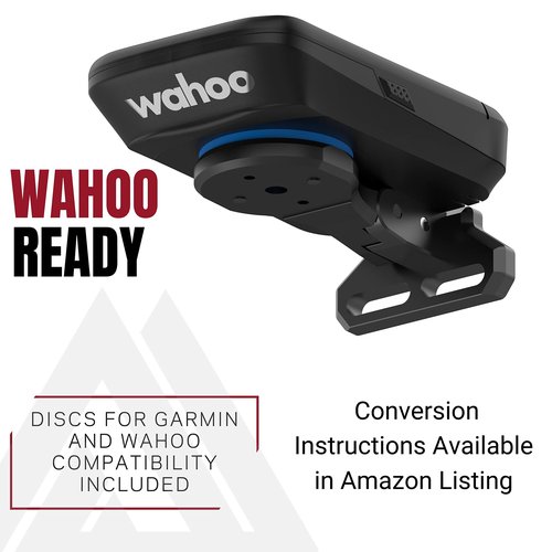 KOM Cycling Quick Release Stem Mount for Wahoo and Garmin Bike Computers (Edge 1040, Elemnt Roam, Elemnt Bolt v2) 1040 Bike Mount Compatible with GoPro Accessories