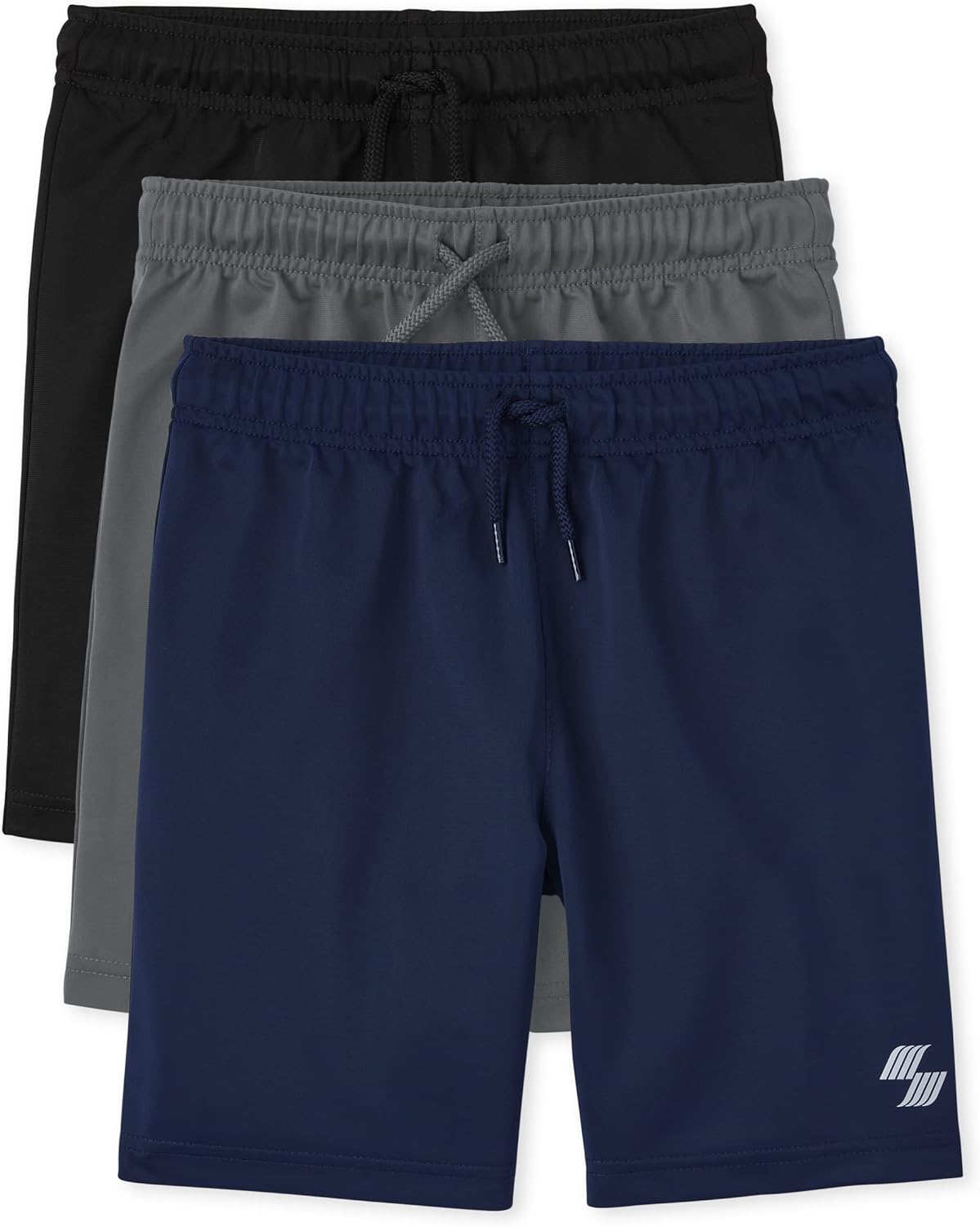The Children's Place Boys' Performance Basketball Shorts - 2 Pack for Active Play