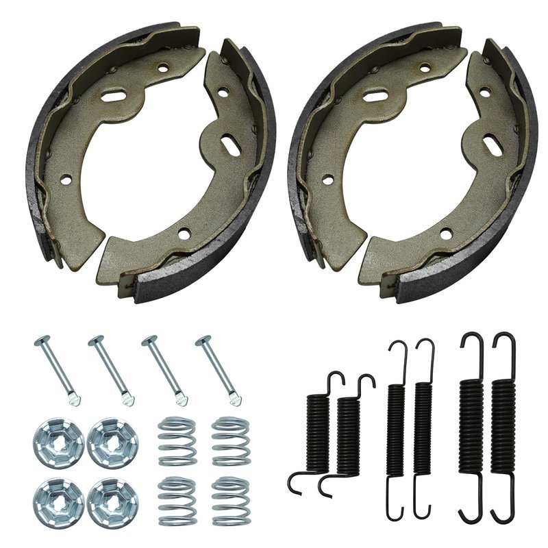 Golf Cart Brake Shoes Springs Pins 27943G01 70795G01 for E-Z-GO Medalist TXT 97-Up/RXV 08-Up/Workhorse 96-Up/Yamaha G9 To G28