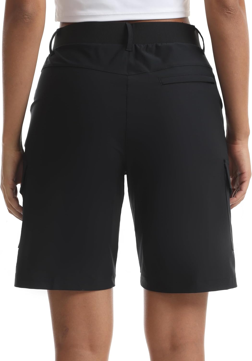 Skiennix Women's Lightweight Hiking Shorts - Versatile Cargo Design with Pockets for Travel & Outdoor Activities