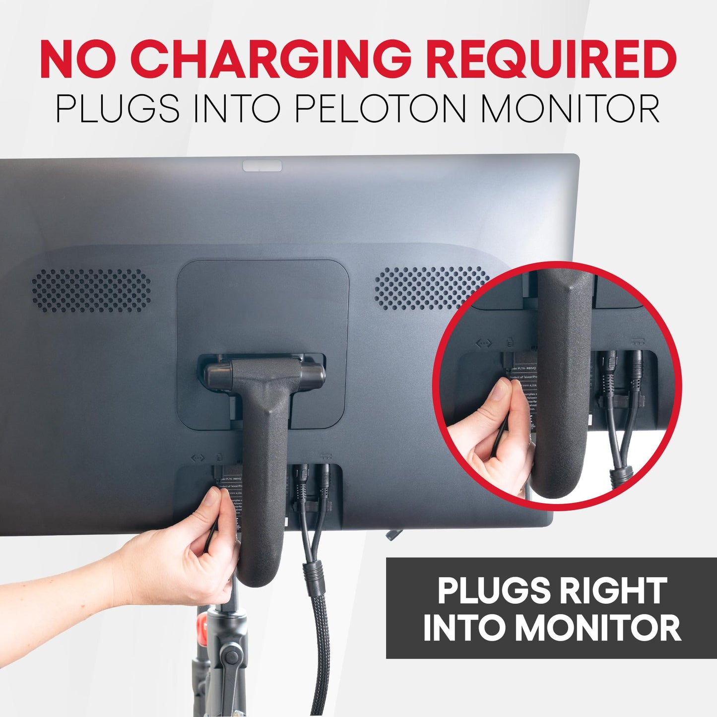 TrubliFit Fan for Peloton Bike & Peloton Treadmill - Accessories for Peloton - Fits Original, Bike+ or Tread - No Batteries or Charging Required