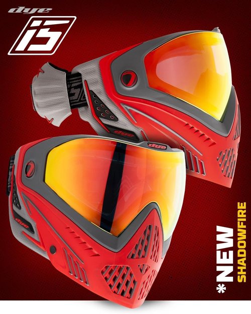 Maddog Dye i5 Thermal Anti-Fog Paintball Mask - Safety Certified Goggle System with Microfiber Bag