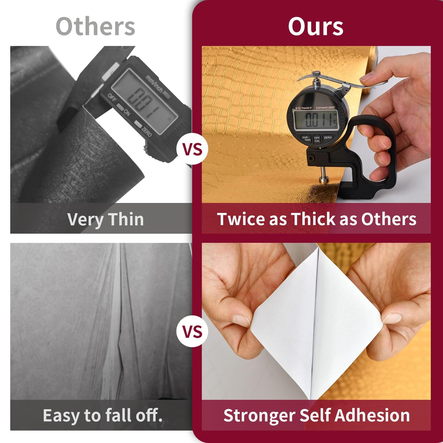 Cismmy Peel and Stick Wallpaper - Gold Crocodile, 15.7" X 118", Removable, Easy Peel Off, Renter Friendly Textured Wallpaper