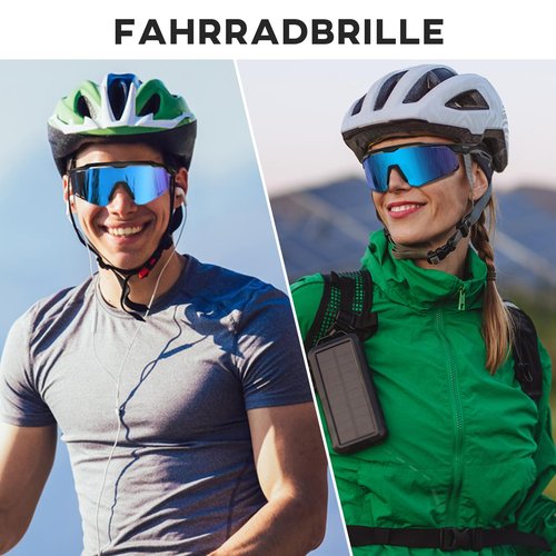 GlaRid Professional Cycling Glasses for Men Women, TR90 Frame Baseball Sunglasses UV400 Protection, Sports Sunglasses for Baseball Cycling Running Driving Golf