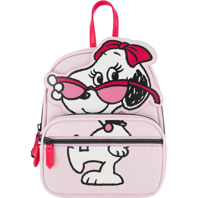 Peanuts Backpack, Mini Travel Bag, Belle with Sunglasses, Lilac, One Size