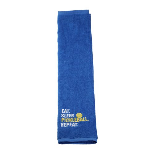 LEVLO Pickleball Lovers Gift Eat Sleep Pickleball Repeat Sport Towels for Sister Father Mother Gift (Eat Sleep Pickleball Repeat)