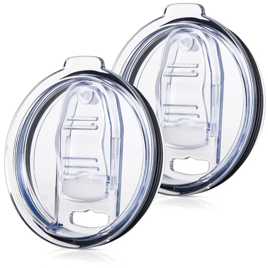 SUNRAYNEST Tumbler Lid Replacement 2 Pack for 20 oz Tumblers, 3.2" Mugs