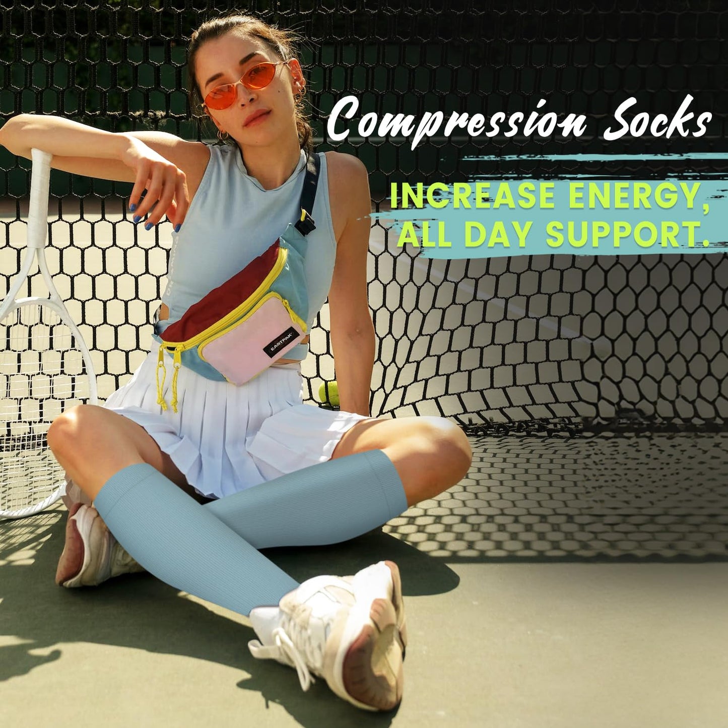 Copper Compression Socks 15-20 mmHg for Men & Women 8 Pairs – Circulation Support for Nurses, Travel, Running, Hiking, Soccer,Gift,Pregnant, Nurses(L/XL)