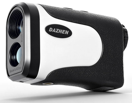 DAZHEN Golf Rangefinder with Slope, 1200 Yards Laser Range Finder Golfing with External Screen, Flag Pole Locking Vibration, 6X Magnification, Golf Accessories for Men