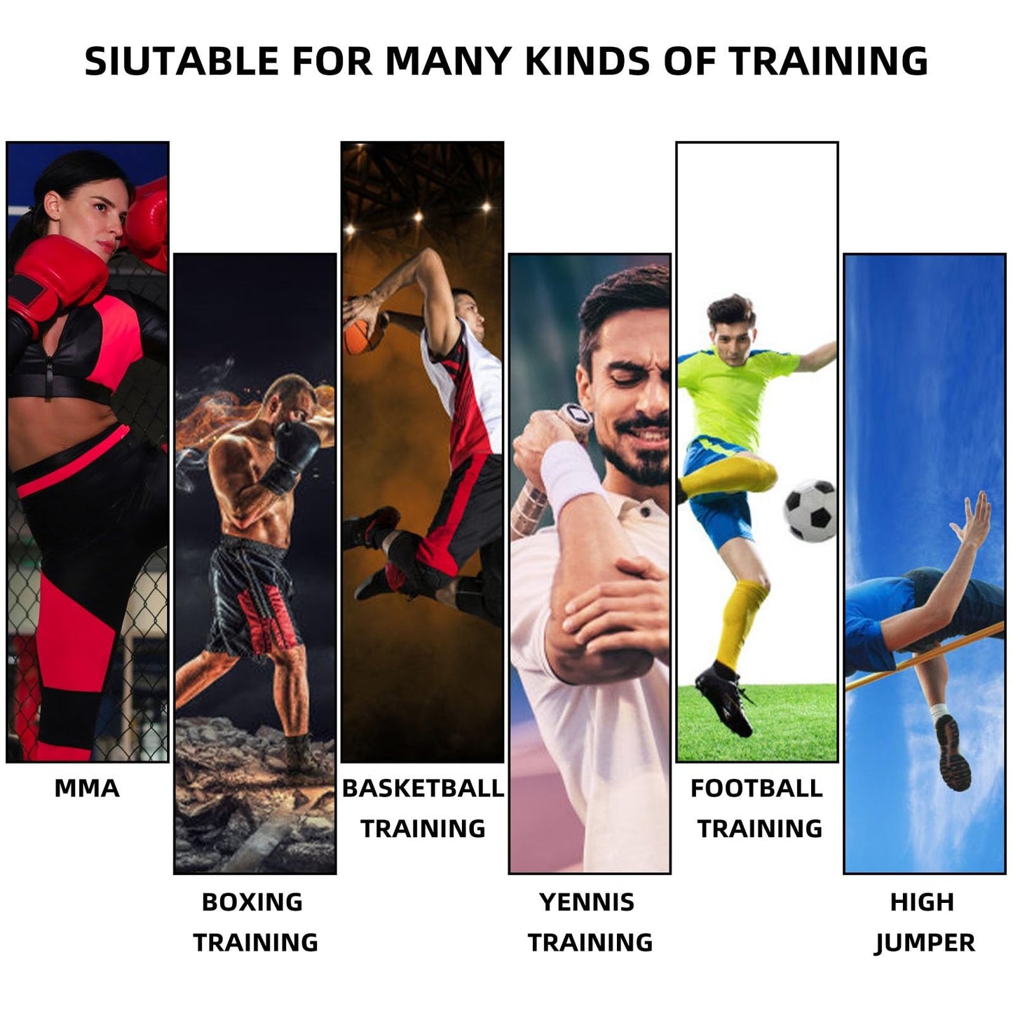 OYINDIZ Boxing Resistance Bands, Leg Strength and Agility Speed Trainer Exercise Full Body Physical Workout Power Punch Pro for MMA, Volleyball Basketball Football Training Equipment