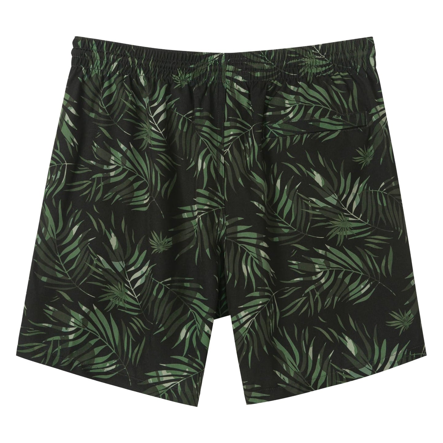 SURF CUZ Mens Swim Trunks with Compression Liner Quick Dry Swim Shorts 7" Swimming Trunks Stretch Bathing Suit Zipper Pockets,Forest Dusk,XS