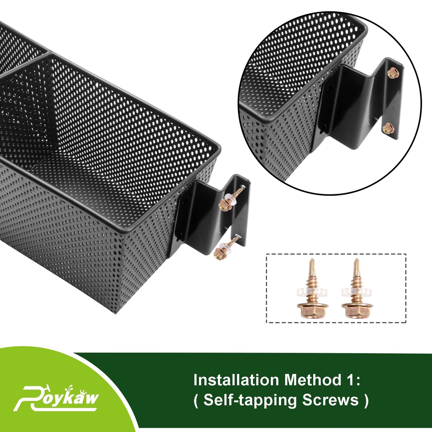 Roykaw Golf Cart Inner Front Storage Basket Dash Tray Organizer Compatible with Club Car Onward/Tempo 2017-Up Models, Upgrade Larger Compartments & One Piece Design, More Sturdy