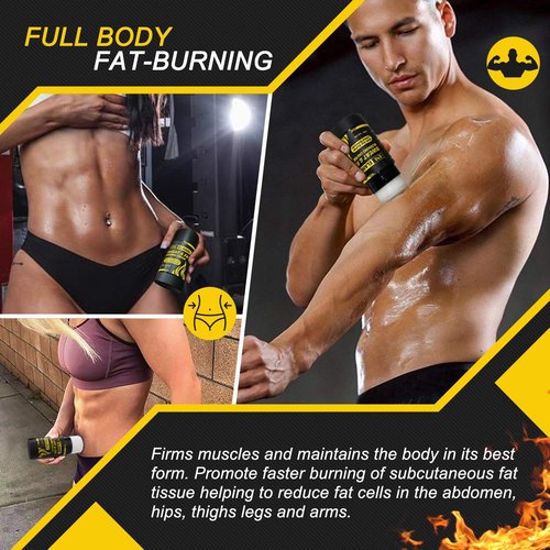 ELAIMEI Fat Burning Sweat Cream - Weight Loss Workout Enhancer Hot Gel for Belly & Tummy | Anti-Cellulite Massage Cream for Men & Women