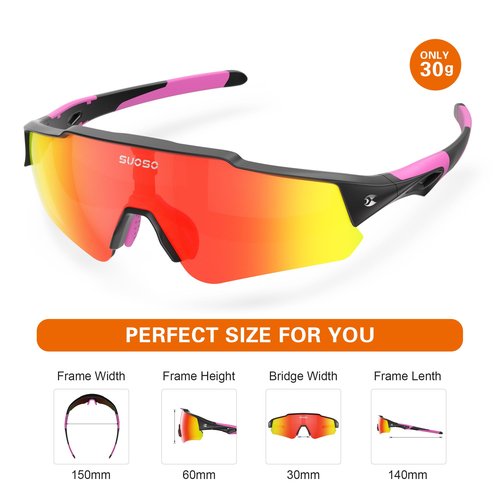 Sports Polarized Sunglasses for Men: Womens Cycling Sun Glasses UV400 Protection Goggles for Baseball Running Dark Blue