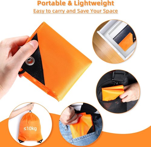 GoodtoU Drawstring Backpack - Lightweight Nylon Cinch Bag for Gym, Travel & School | 60 Pcs, 3.0L, 20 Colors