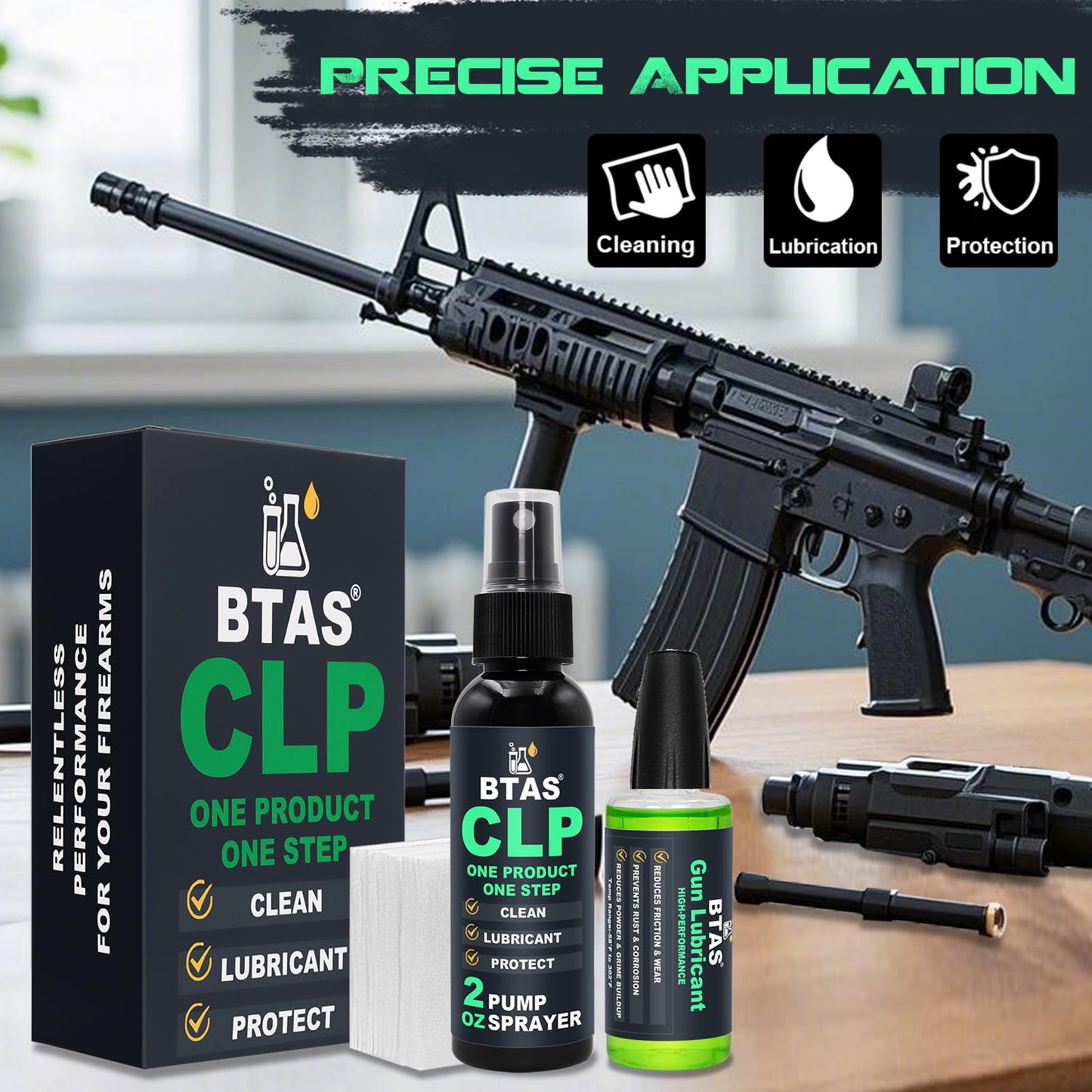 BTAS Gun Oil Lube & Cleaning Supplies,CLP Lubricating Cleaner Spray Solvent