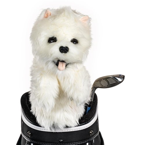 Daphne's Headcovers Westie Driver Headcover | Premium Driver Headcovers | Funny Golf Club Covers | Stylish Protection for Your Clubs | Men's Golf Gear | Driver Headcover for Men and Women