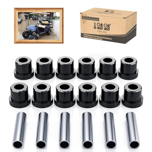 9.99WORLD MALL Rear Leaf Spring Bushing Set fit for Golf Cart Club Car DS (1992-up) EZGO TXT & Medalist (1994-up) Replacement Part 70289-G02 70291-G01 1012303 1015583