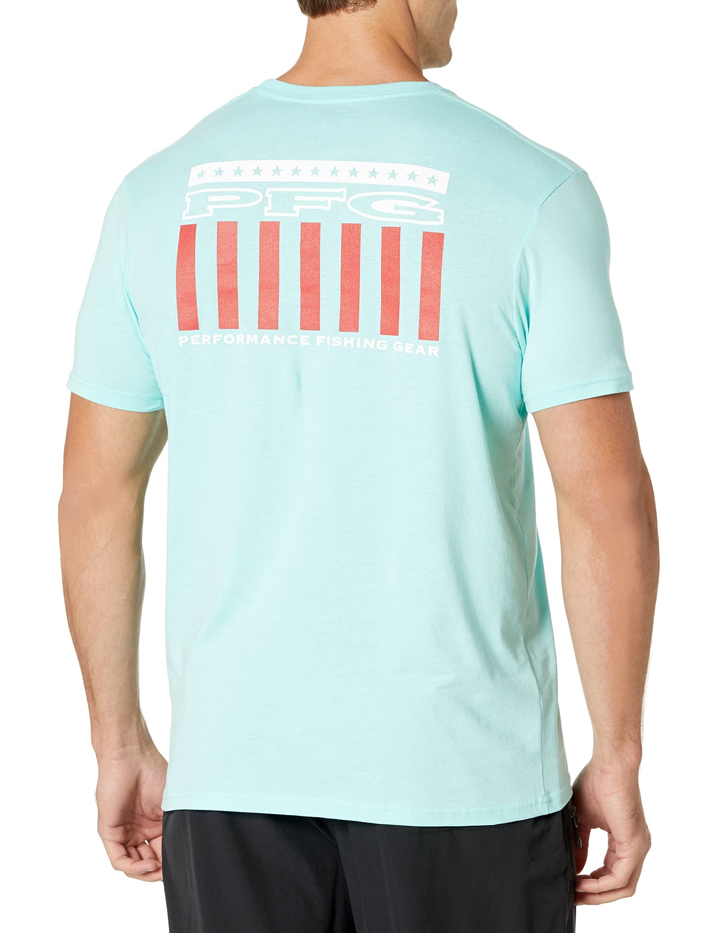 Columbia Apparel Men's Graphic T-Shirt Shirt, Gulf Stream/Sam, Large