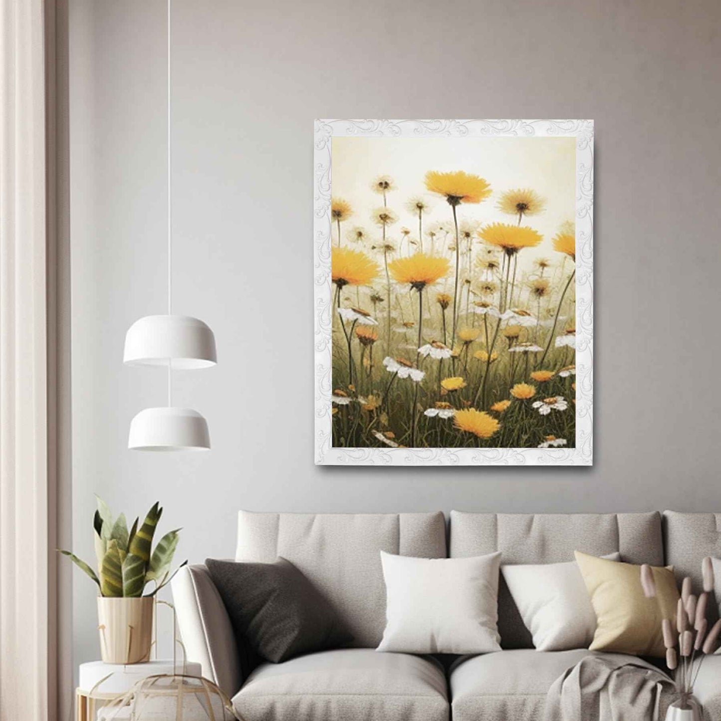 Paintable Peel and Stick Wall Molding Trim, Flexible Strip for Mirror Frame, Chair Rail, Cabinet, Picture Frame and Home DIY Decoration (16.4 ft x 1 inch)